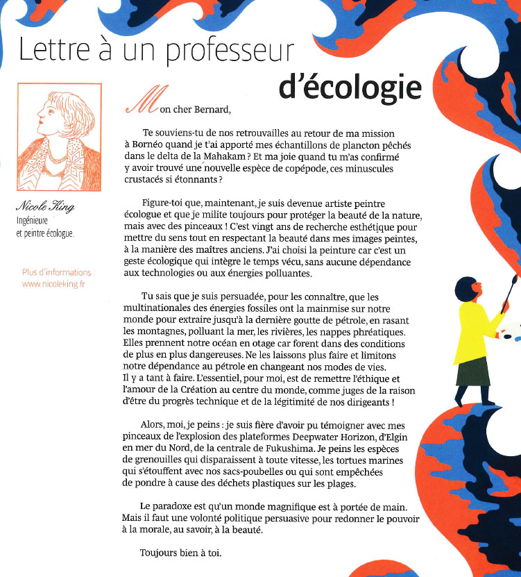 Le Pèlerin - Hors Série Laudato si - Lettre Nicole King