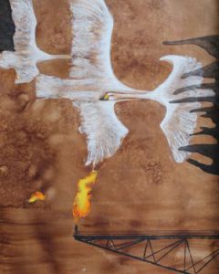 Les Cygnes et le gaz pillé