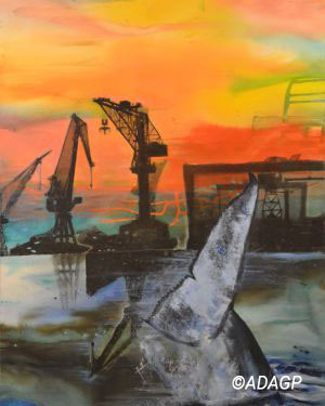 Les grues et la baleine