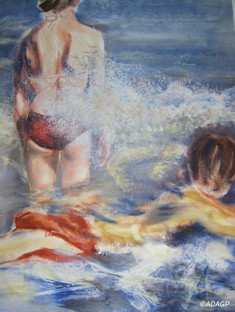 Deux filles à la mer 2