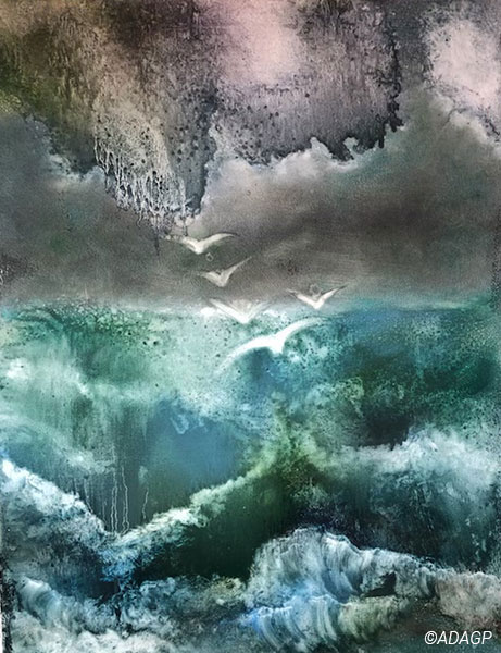  Envol au ras des vagues